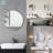 Atousa Metal Flat Wall Mirror-1265313053