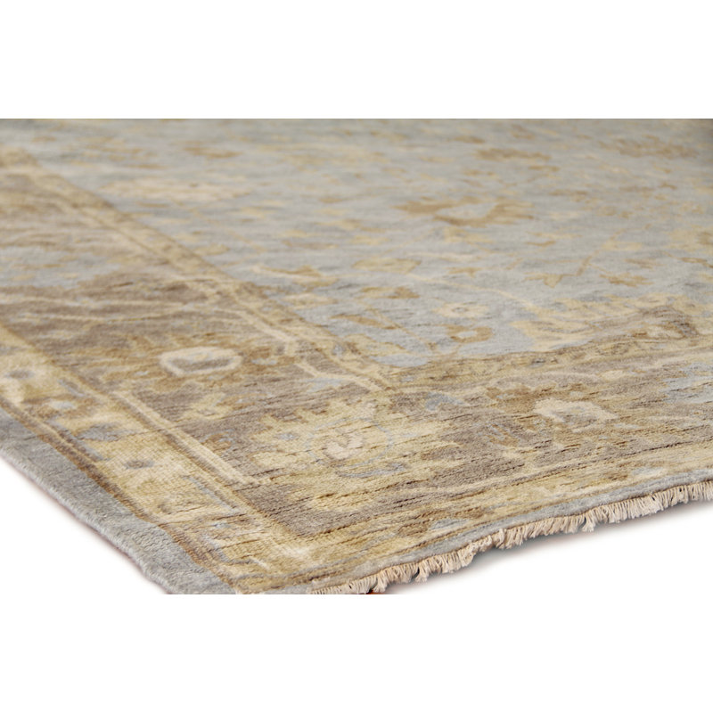 Antique Weave Oushak Wool Oriental Area Rug, Rectangle 9' x 12'
