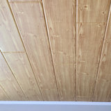 Glue Up Styrofoam Ceiling Planks For a Stunning Shiplap look with easy installation, Pack of 24