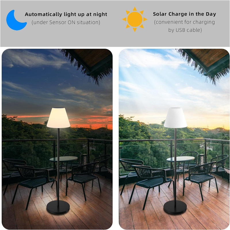 Lampe sur pied d'extérieur 60 po