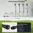 Black Aluminum Low Voltage Plug-in Integrated LED Pathway Light Pack Outdoor Weatherproof