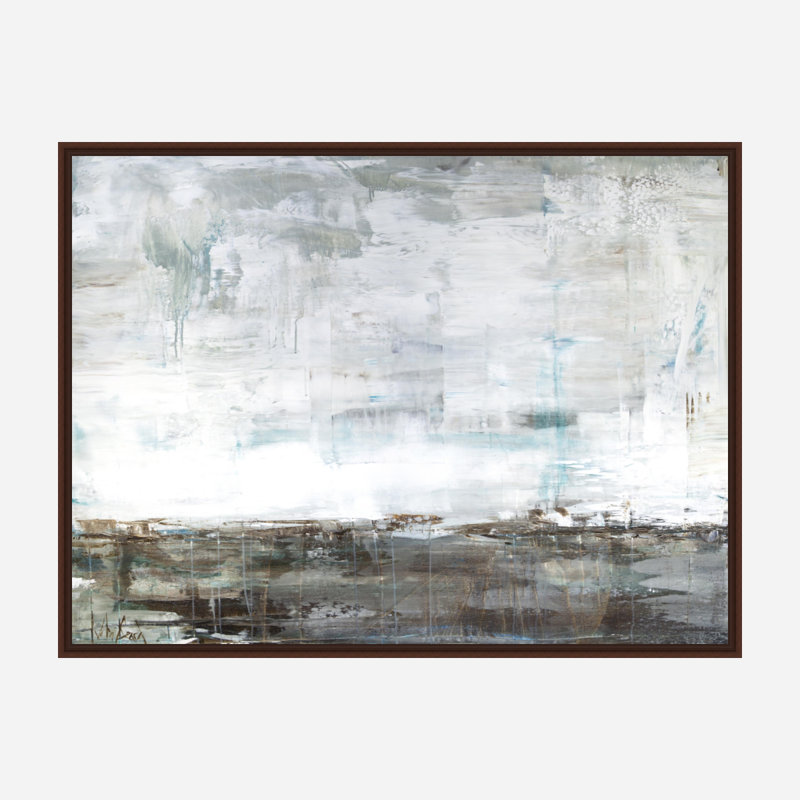 «Closer» par John Beard - reproduction d'art sur toile, H 21,5 po x l 25,5 po x P 1,75 po, Toile avec cadre brun