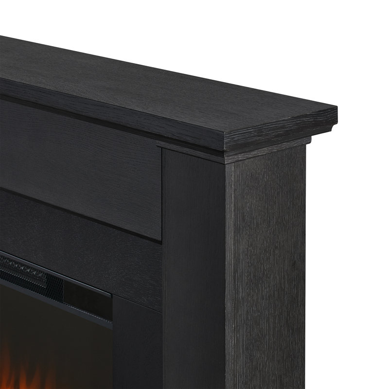 Tejon 52" Slim Electric Fireplace by Real Flame, Gray