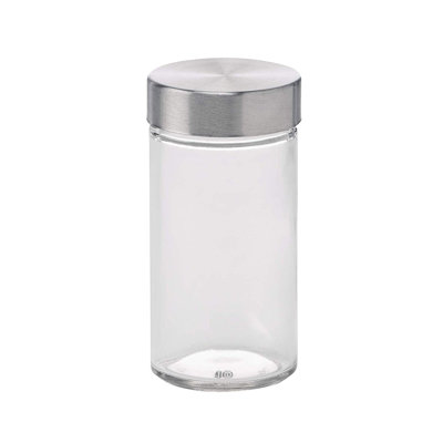 Kamenstein Empty Jars With Silver Cap, 3-Ounce