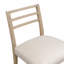 Tabouret de bar avec dossier échelle (ensemble de 2)-38896522
