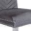 Chaise Blodget Eva avec pieds en acier inoxydable-541286863