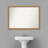 Florentine Gold Wood Bathroom Vanity Non-Beveled Wall Mirror-1678121818