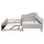 Lit de jour rembourré polyvalent avec lit gigogne escamotable pour tous les âges et tous les espaces-471464893