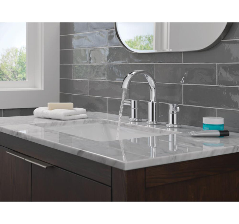 Robinet pour salle de bain Albion, Chrome chrome