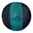 Black/Teal