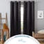 Paire de rideaux obscurcissant avec œillets Sateen-69585543-69585544