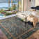 Floral Machine Washable Area Rug