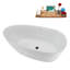 Baignoire autoportante 67 "avec drain 67" Streamline-102211137