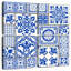 Carreaux de faïence bleue Kerner