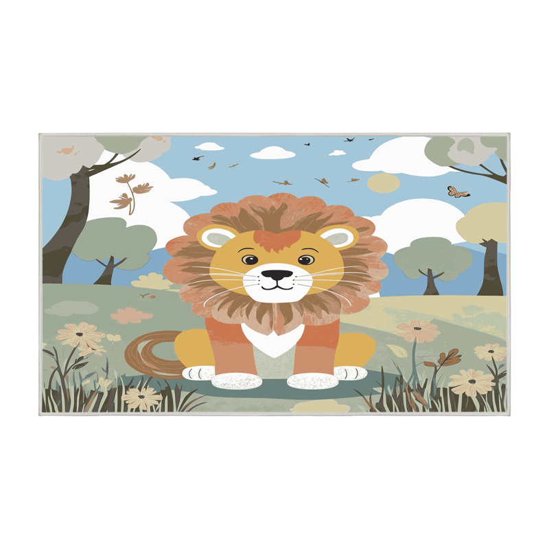 Tapis pour enfants East Urban Home, Rectangle 6 pi x 9 pi