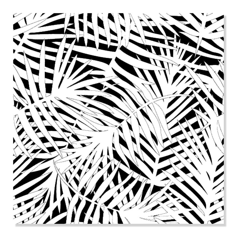 Panneau de papier peint Benthe, Noir, L 10 po x l 24 po
