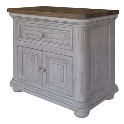 Luna Gray 1 Drawer, 2 Doors, Night Stand