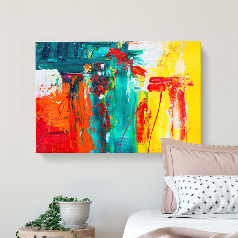 Abstract Art Painting Vol.421 by S.Johnson - Wrapped Canvas, 40cm H x 60cm W x 3cm D