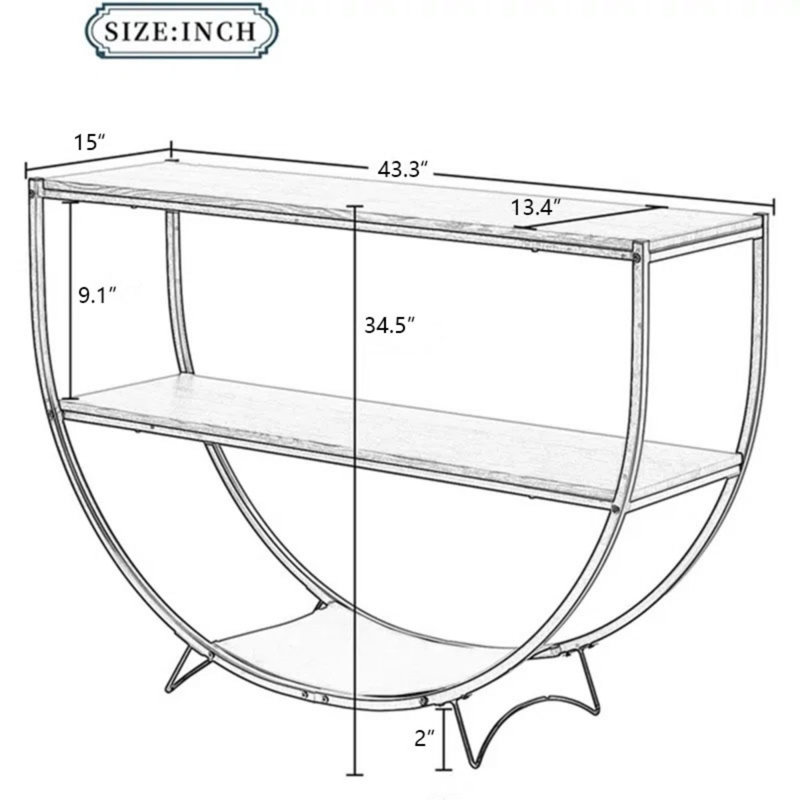 Golphin 48'' Console Table