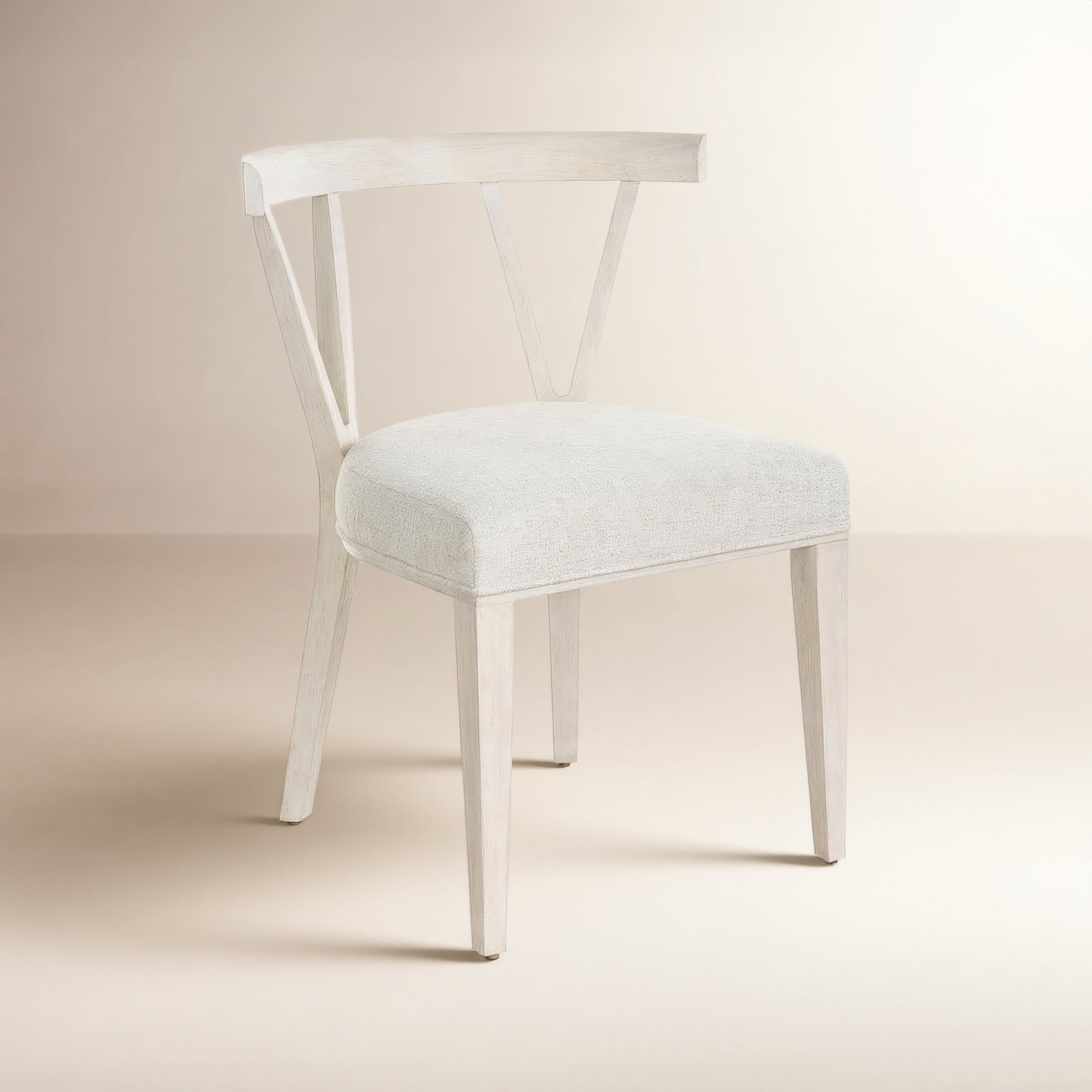 Teton Dining Chair, Ivory