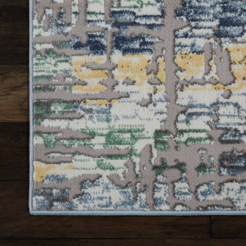 Burford Abstract Indoor Rug, Rectangle 9' x 12'