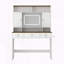 Coiffeuse Farmhouse avec miroir lumineux et rangement