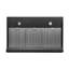 Hotte sous un meuble 36 po Hauslane Chef Series - Acier inoxydable noir, Pro Performance, lumières DEL, commandes tactiles, ventilation à 3 voies-80791020-89017867