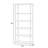 Elin Etagere Bookcase-88128848