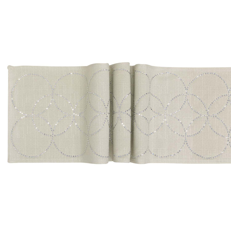 Aneliya Table Runner, 108" x 13", Red