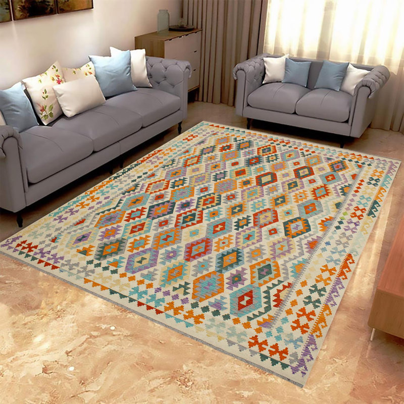 Kemoria Wool Geometric Rug