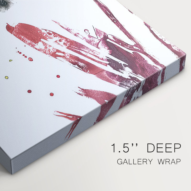 No Deckle Tropical Moderne IV - Cavas enveloppés de galerie, H 27 po x l 18 po