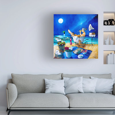 Ronald West Just Perfect At Vlees Bay Canvas Art