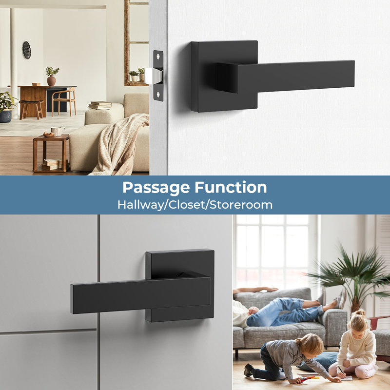 Black Passage (Hall & Closet) Door Lever