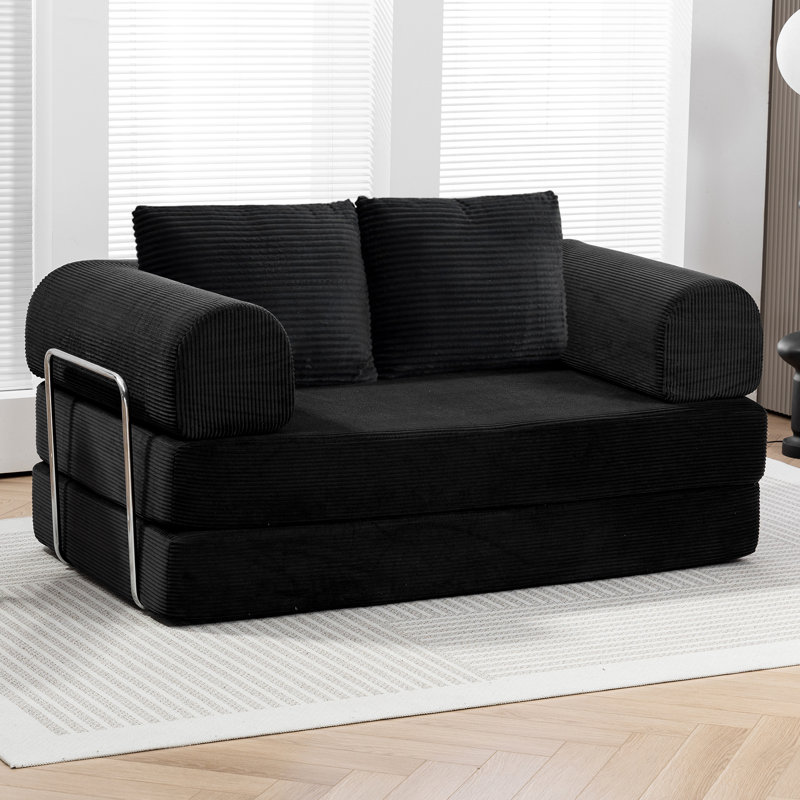 Canapé-lit convertible Modern, Vert, H 24,8 po x l 63 po x P 35,4 po