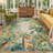Washable Jungle Animal Print 6 x 9 Area Rug for Dining Room, Non-Skid Beige Kids Carpet for Play Room,-846809536