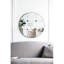 Miroir mural rond de 36 po en verre antique - un ajout charmant à la salle de bain, au vestibule, à la console de style traditionnel, parfait pour le vestibule et le foyer