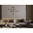 4.8" x 94.5 Decorative Shiplap Wall Paneling in Beige/Black (6-pack)