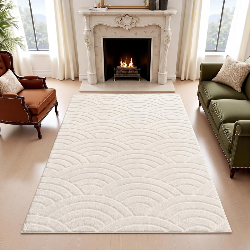 Tapis de couloir Soft Fluffy, Rectangulaire 3 pi x 5 pi