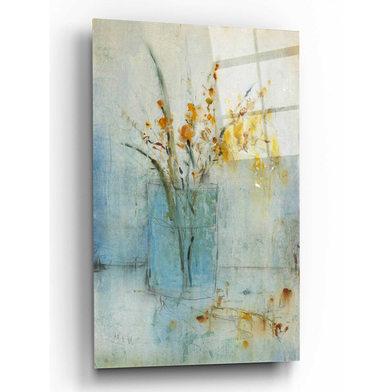"Contenant bleu II" par Tim O'Toole, H 16 po x l 12 po x P 0,13 po