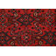 Tapis rouge à motif géométrique 3x5