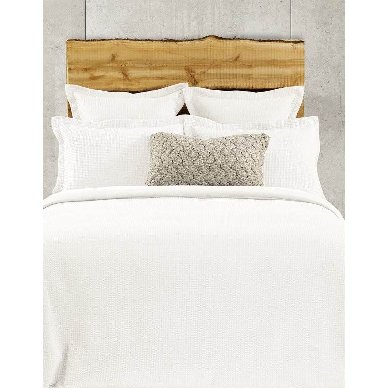 Ensemble de housse de couette réversible Rustic, Très grand, Blanc