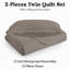 Ensemble de couvre-lit en microfibre embossée 3 pièces avec taies d'oreiller assorties-113737678-113737682