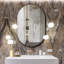 Rathana Metal Oval Mirror-56812211
