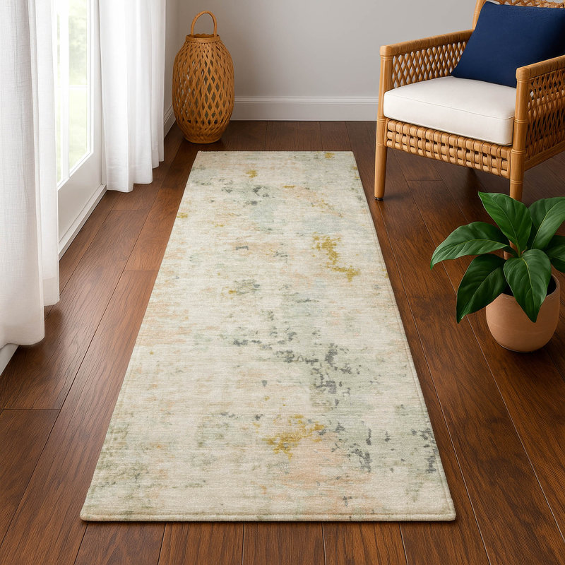 Premium Machine Washable Lubbers AMF1753 Modern Rug, Runner 2'3" x 7'6"
