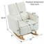 Chaise berçante Teddy