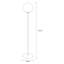 Lampe sur pied 61 po Theron