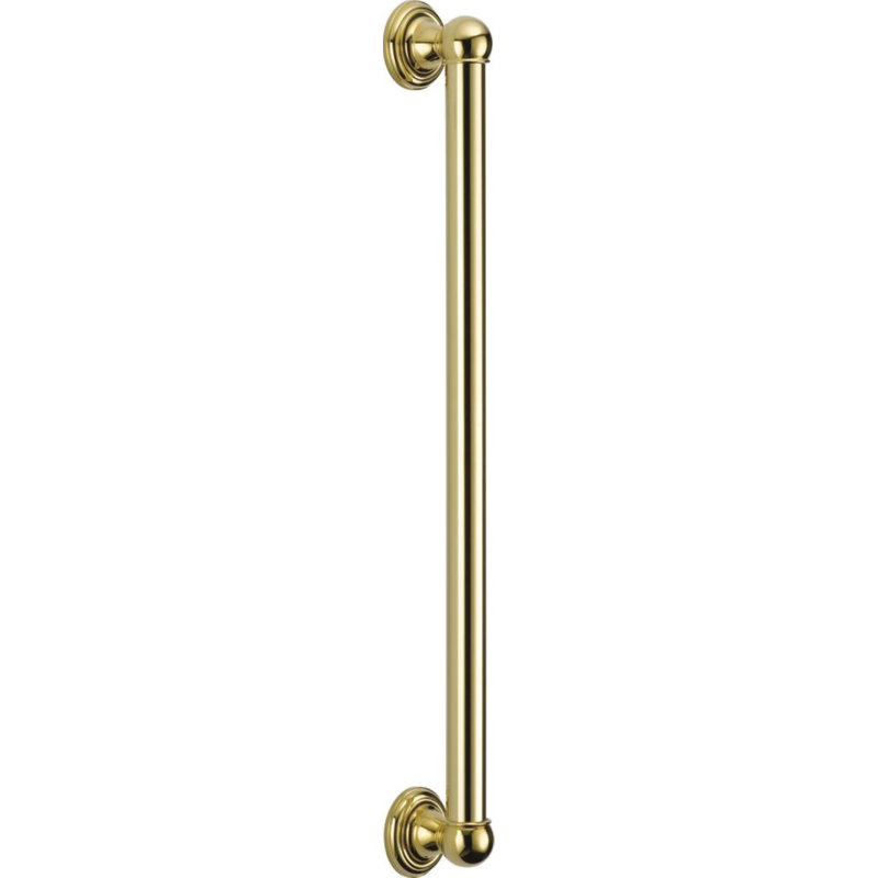 Barre d'appui universelle de 24 po, Laiton poli lustré