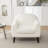 Deivi Upholstered Accent Chair with Round Arm-2019053552