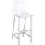 Transparent et tabourets de bar (de 2). Design tendance avec base. Corps en acrylique pour le style. H 46 po x l 21 po x P 17 po 2 tabourets. Largeur moderne. Siège confortable. 46 po x 21 po x 17 po, assise 30 po x 14,5 po-2035648160