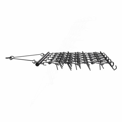 Drag Harrow 4 x 5.6 ft Chain Harrow ATV Lawn Rake for Landscape Leveling